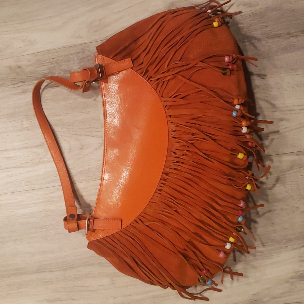Giuseppe Zanotti BAG color orange suded 100% Authentic